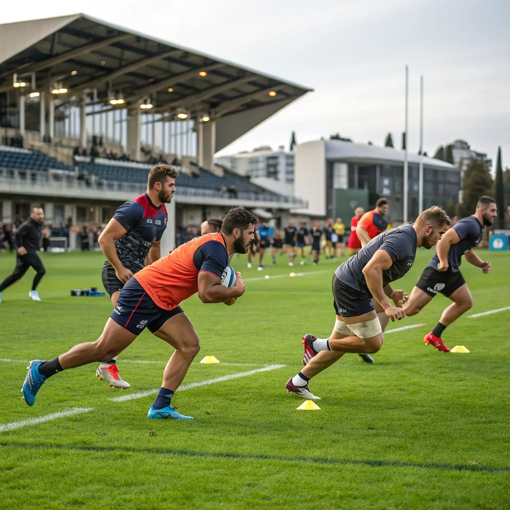Elite rugby training